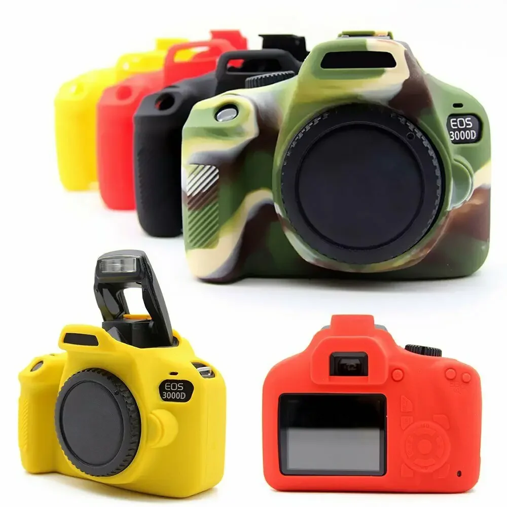 Custodia Protettiva In Silicone Per Armatura Custodia Protettiva Per Fotocamera Dslr Per Canon Eos 4000D 3000D Rebel T100