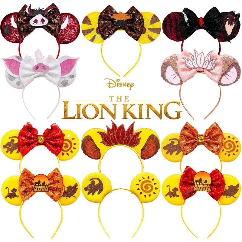 Serre-têtes Le Roi Lion Disney à Paillettes - Choix Personnages
