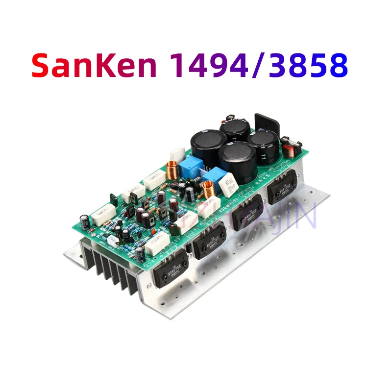 

Новинка, Плата усилителя звука SanKen 1494/3858 высокой мощности HIFI, двухканальная Плата усилителя 450 Вт + 450 Вт, стерео усилитель, моно Плата усилителя 800 Вт