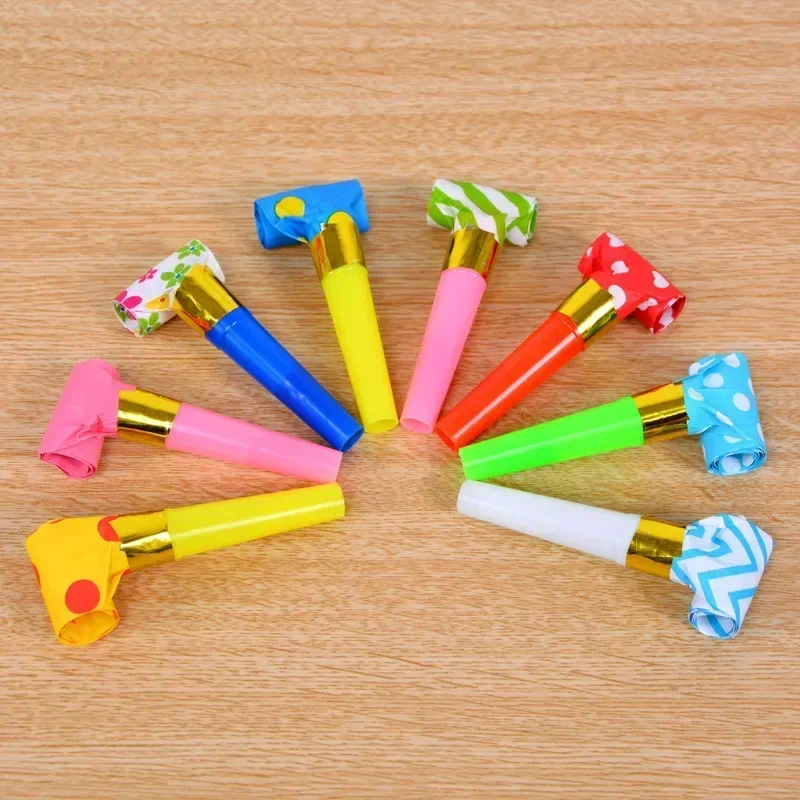 30Pcs Children's Games Whistling Birthday Supplies Fun Cheerleader Party Bar Event Atmosphere Bags Fillers Noise Prank Toys New