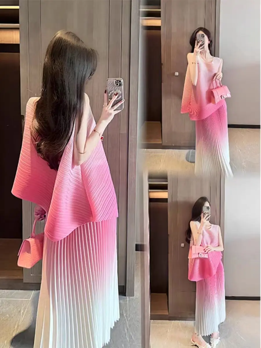 

Little Fragrant Skirt Set, Gradual Cute Sweet Beauty, Casual Style, Party for Special Events, Summer, New Style,2024