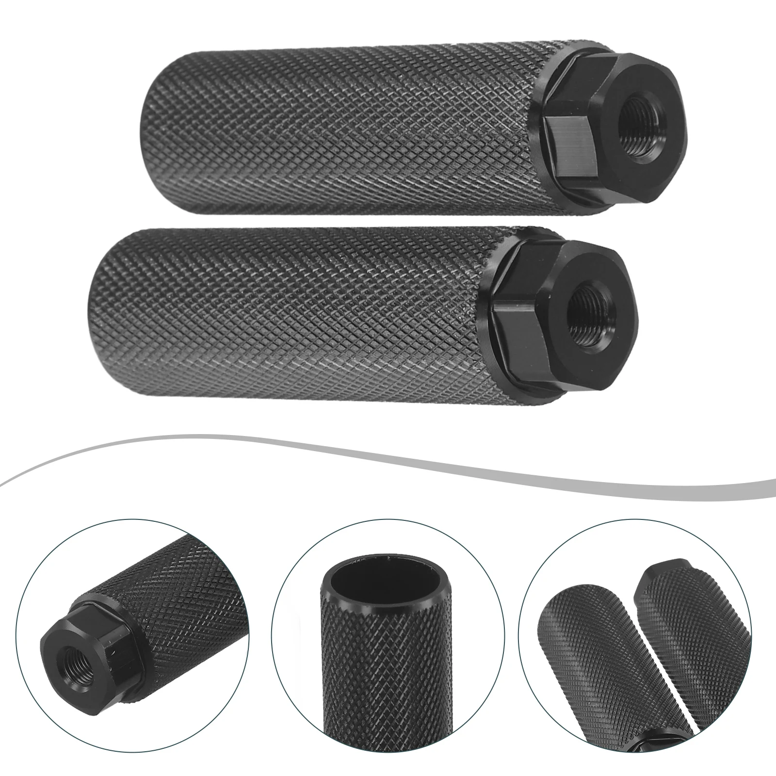 Description Picture 5 of itemBike Pedals Axle Foot Rest Pegs For BMX Folding Bike MTB Bicycle Aluminum Foot Pegs Pedals Rear Axle Bike Accessories