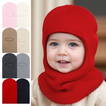 Children's One-piece Hats Baby Knit Cap 1-3Y 1