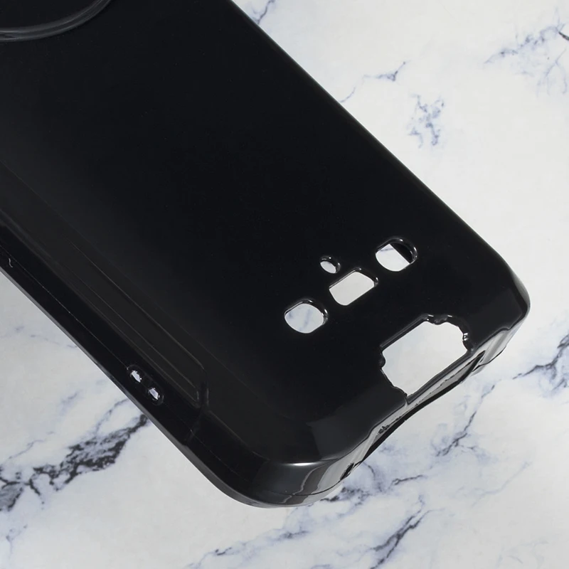 Black Transparent Soft TPU Silicone Protective Phone Case Cover
