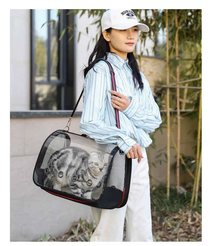Title 1, Pet Cat Bag Portable Cat Tote Bag Small Dog Bre...
