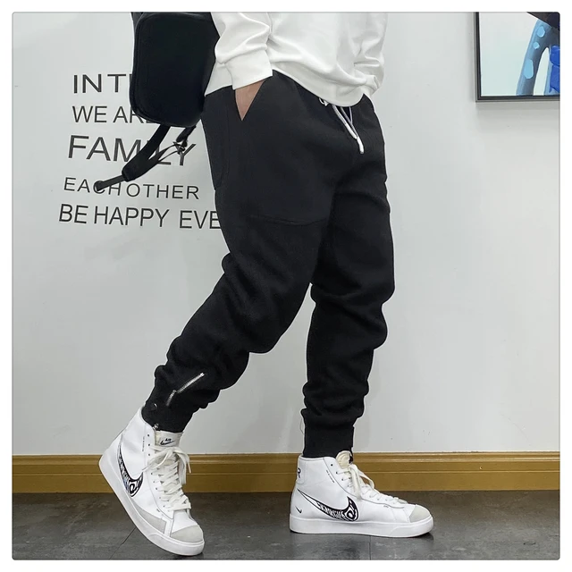 2022 New Men's Sweatpants Baggy Joggers Fashion Letter Hip Hop Streetwear  Harem Pant Men Casual Cotton Loose Trousers 8XL - AliExpress