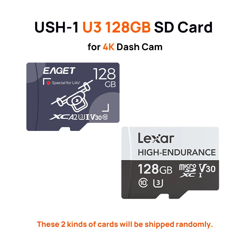 高耐久性 Micro SD 32GB 64GB 128GB TFカード USH-3 70mai 4Kドライブ