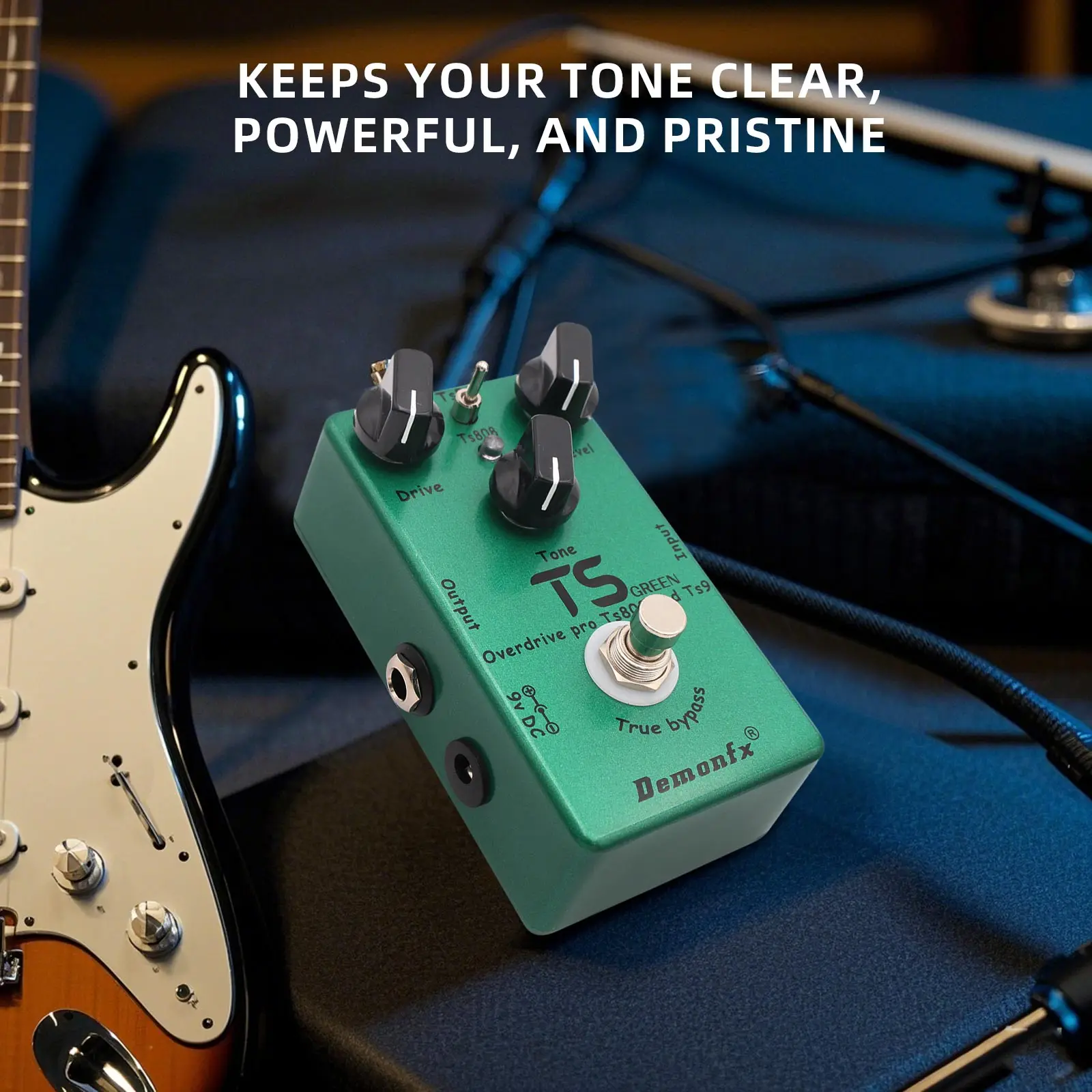 Guitar Effects Pedal Mosky 3-Loop True Bypass with Tuner/mute & Channel Selection