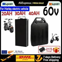 Batterie au lithium 18650 pour moto électrique Harley 60V 20Ah 30Ah 40Ah, adaptée aux scooters électriques CityCoco 1