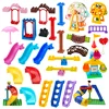Big Building Blocks Slide Stair Swing Seesaw Ferris Wheel Series Compatible Duploe Large Brick Children Educational Toy Kid Gift 1