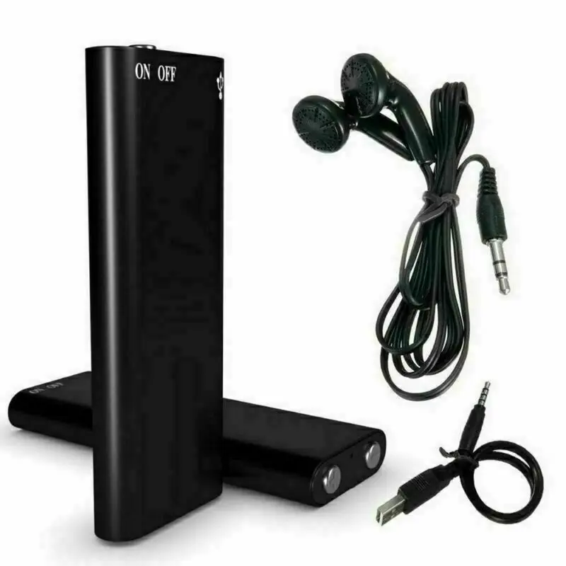 HD Digital Voice Recorder Mini Professional Dictaphone Ultra-Thin Safety Encrypt