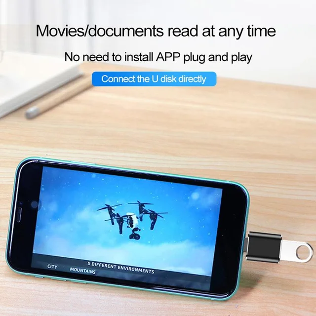 iOS 기기의 데이터 전송 및 편리성 향상을 위한 USB 3.0 라이트닝 OTG 어댑터