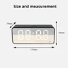Clock Audio Stall Receiving K Voice Wireless Bluetooth G50 Mini Card Mirror Alarm Speaker with FM Prompt  mini speaker 6