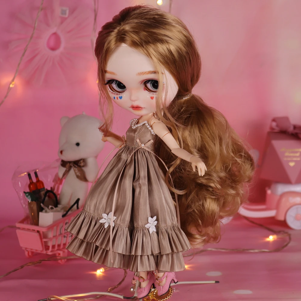 Outfits For Blyth Doll Evening Dress Elegant Suit 1/6 BJD ICY DBS ANIME GIRL OB24 3
