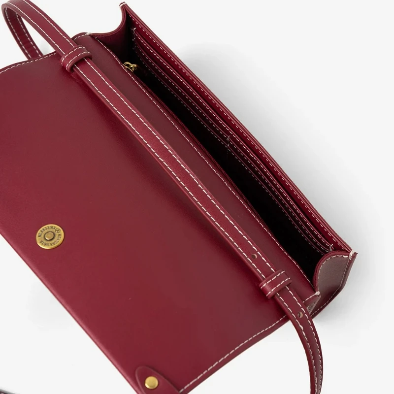 Borsa a Tracolla Diego da Donna, Stampa Monogramma Cubic Garden, Borsa di Lusso Firmata, Pochette a Busta con Scomparti per Carte - immagine 5