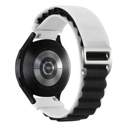 Nylon Loop Watch Strap - 20mm/22mm Adjustable Bracelet Band for 20mm (Alpine- WB)