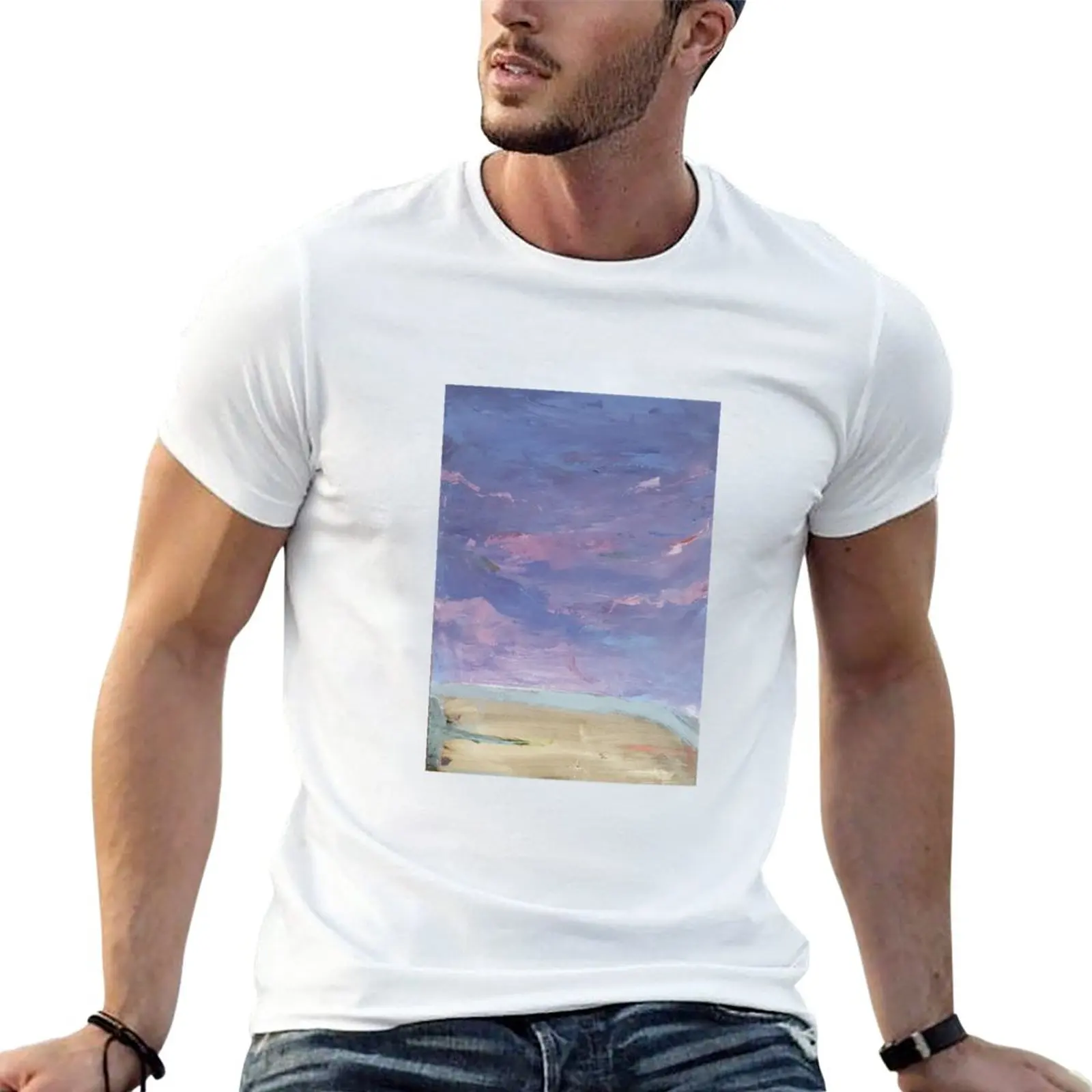 

Imagining a Sky T-Shirt plus sizes oversizeds slim fit t shirts for men