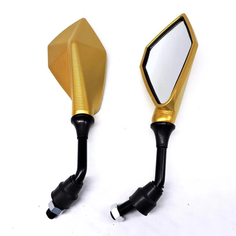 motorcycle mirror 1 Pair Universal Motorcycle Rearview Mirror Replacement Parts Scooter E-bike Reversing Auxiliary Mirror Modified Accessories