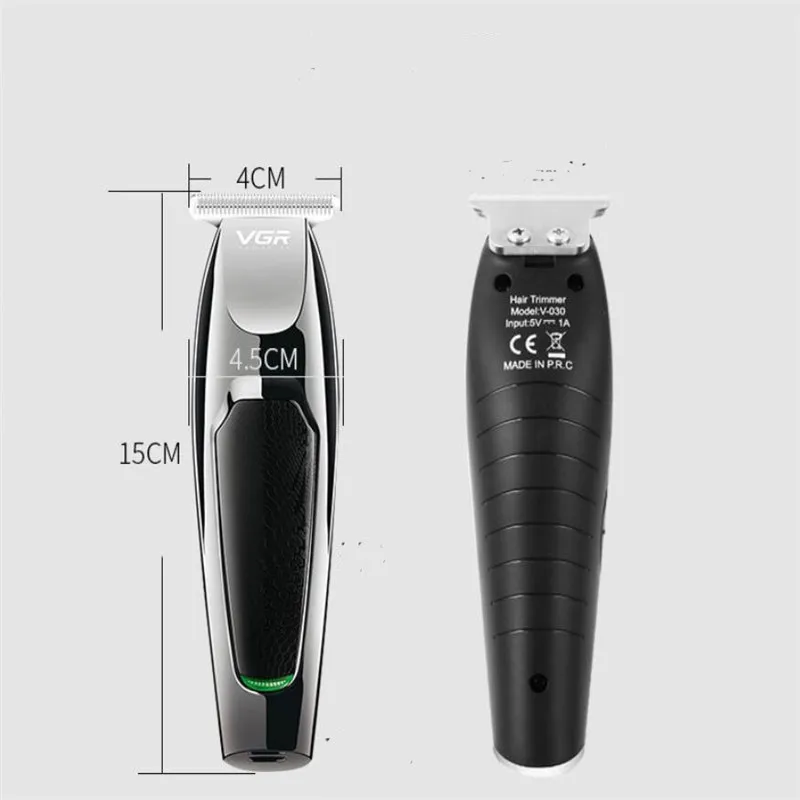 Electric Bald Head Clipper For Man 0.1mm Beard Style Razor Head Haircut Machine Moustache Fade Trimmer Zero Gap Precision Cutter 5