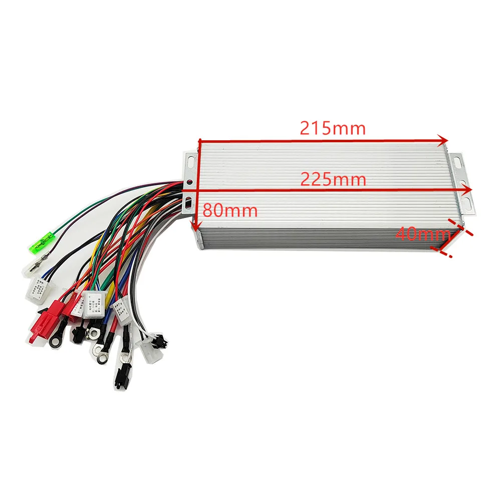 High-Power Electric Bike Brushless Controller & Throttle with Brake System