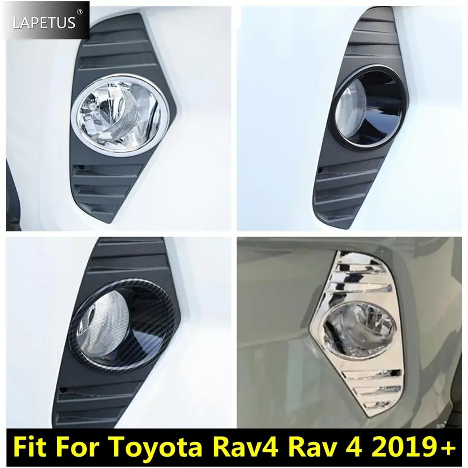 

Accessories For TOYOTA RAV4 RAV 4 XA50 2019 - 2022 Car Front Fog Head Foglight Lights Lamp Decoration Ring Cover Trim Exterior