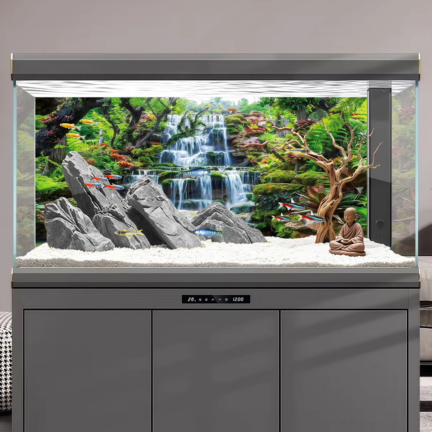 Rainforest Aquarium Background Sticker 5