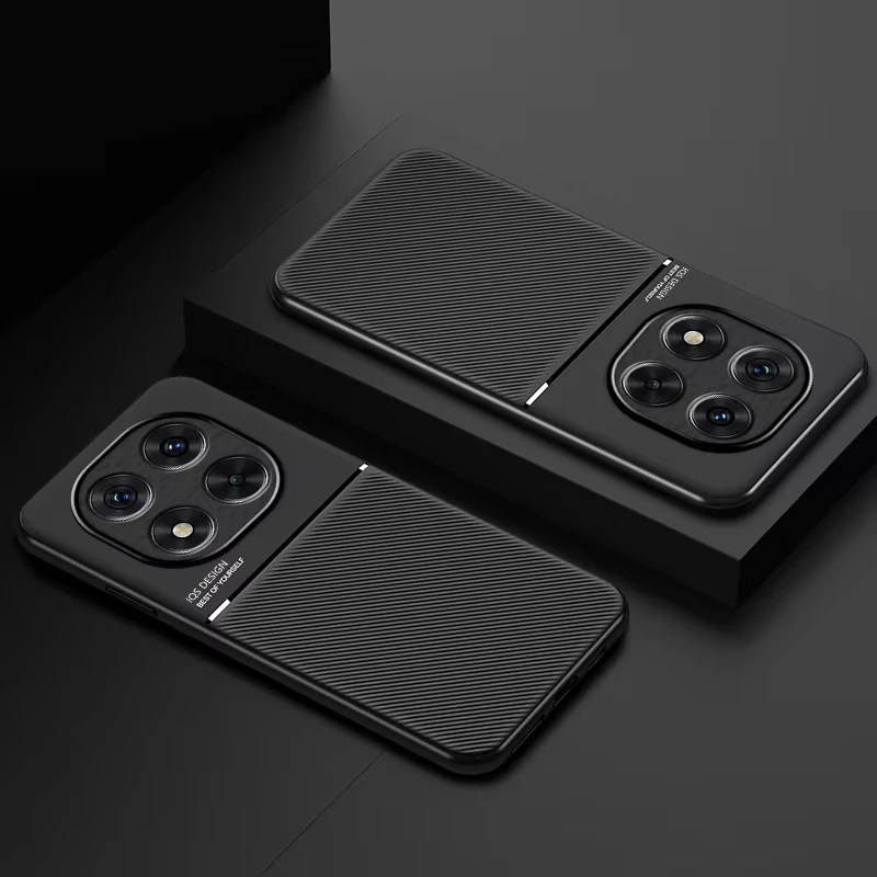 Ultra Thin Leather Texture Magnetic Shockproof Bumper Case