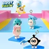 Eggy Party-Pull Reel Plushie Keychain Plush Doll Pendant Toy Cute Portable Pendant Genuine Game Peripheral 5