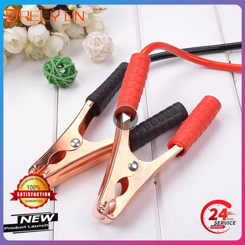 Caricabatteria Per Auto 500A Cavo Di Alimentazione Di Emergenza Van Battery Test Lead Clips Cavo Metallico Auto Crocodile Clip Wire Strumenti Di Emerg