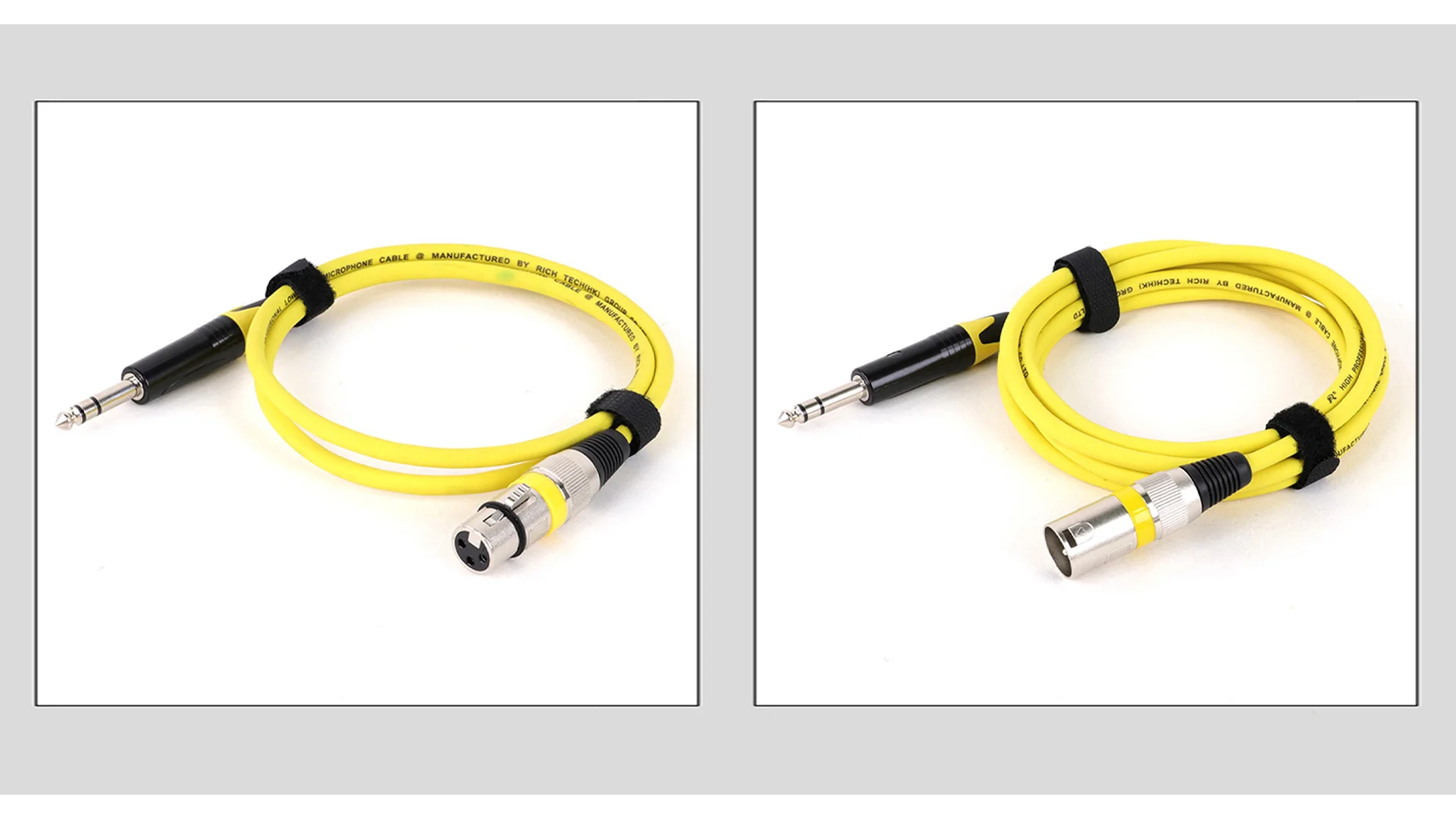 1 Stück hochwertige 6,35mm Stereo-Trs-Buchse an Stecker/Buchse 3-polig xlr ofc Audio geflochten abgeschirmt für Mikrofon mischer Verstärker usw. – Detail 9