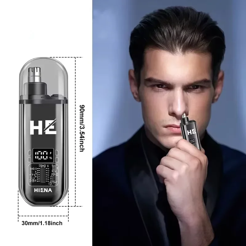Portable Electric Nose Hair Trimmer Pocket Nose Ears Hair Eyebrow Mini Trimmer Men's Rechargeable Painless Clipper nose hair trimmer,electric nose hair trimmer,electric hair trimmer,electric nose and ear trimmer