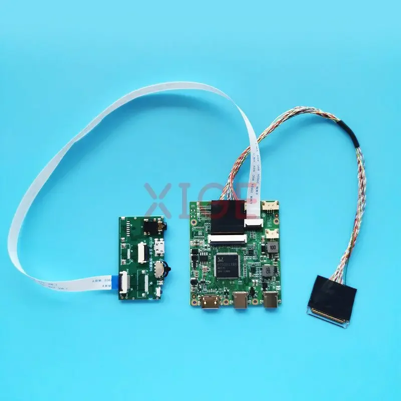 

Fit LP156WH4(TL)-TLA1/TLB1/TLC1/TLD1 Kit Laptop Monitor TYPE-C Mini-HDMI Driver Controller Board 40-Pin LVDS 1366*768 USB Micro