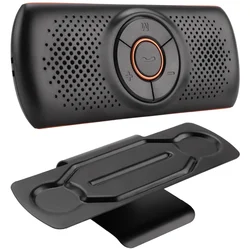 ELECT - Car Wireless Bluetooth Speaker with Handsfree Calling and Visor Clip (Black)