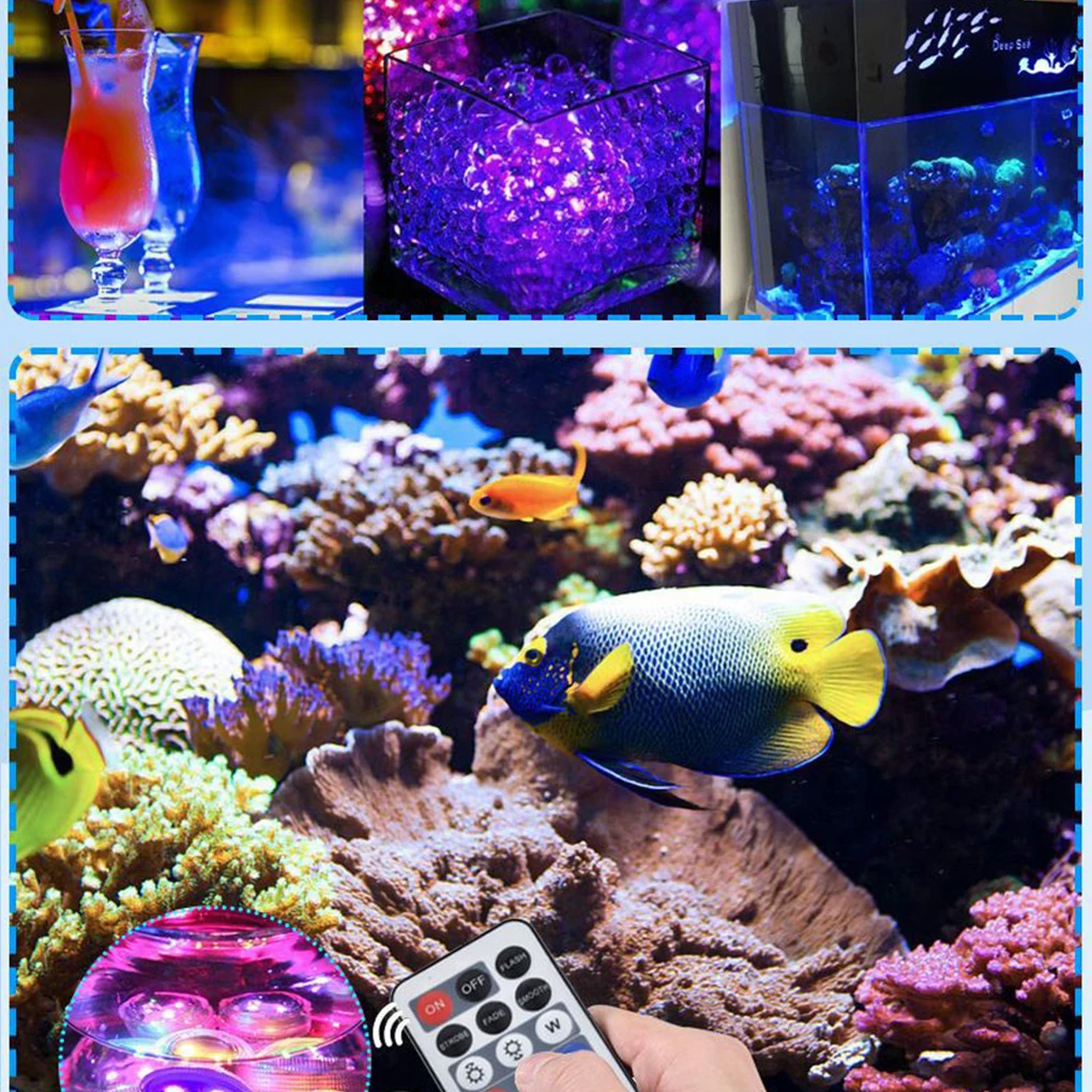 

Разноцветное легкое украшение для подводной фотосъемки, освещение для любых случаев, декоративное водонепроницаемое