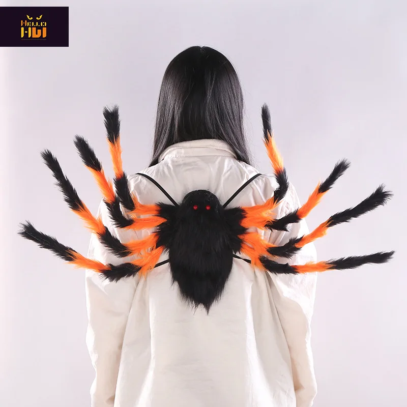 

Funny Halloween Creative Candy Bag Big Spider Shaped Gift Bag Ghost Festival Trick or Treat Happy Halloween Decor Kids Favors