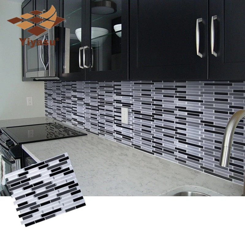 Mosaic Self Adhesive Tile Backsplash Wall Sticker Vinyl Bathroom
