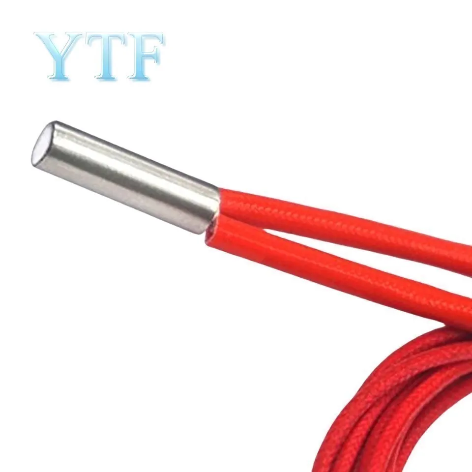 3D 프린터 카트리지 히터, Cr6 se MK Mendel Reprap 압출기 부품, 열 부품, 12V, 24V, 40W, 50W, 6*20mm, 15mm, 30mm, 11cm, 1m