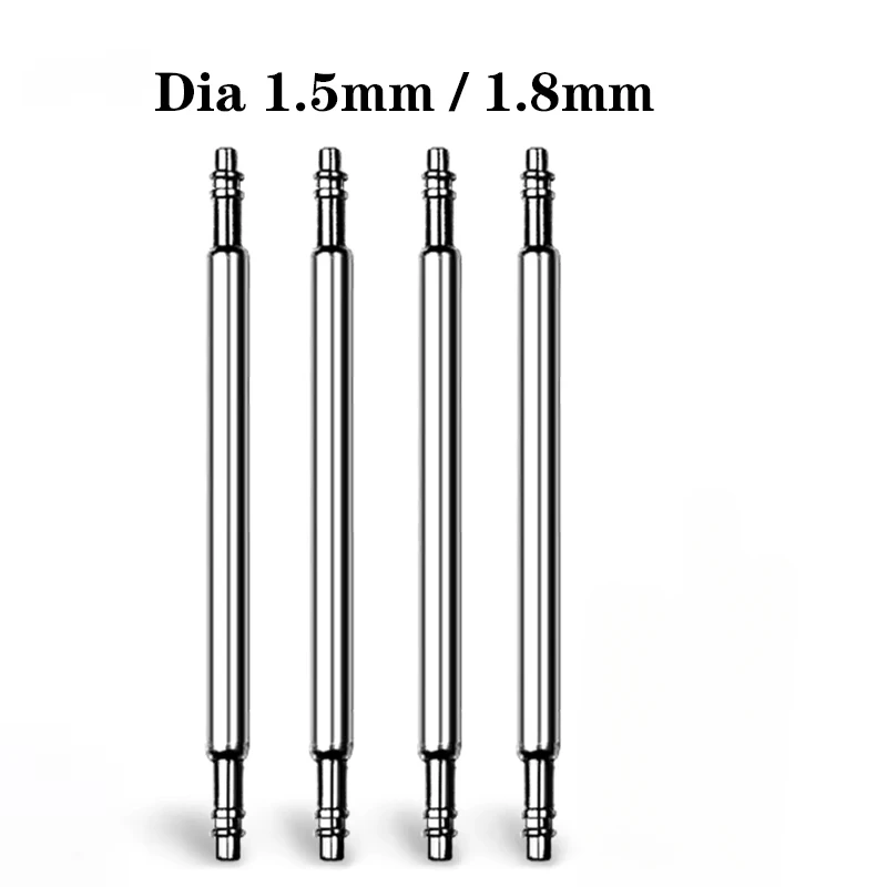 20pcs Quick Release Watchband Spring Pins - 1.5mm & 1.8mm Diameter Strap Accessories
