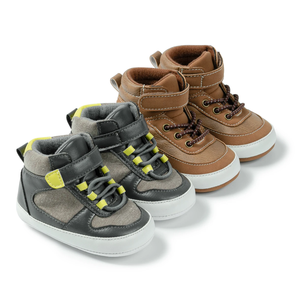

Baby Boys Casual Classic Sports Sneakers Soft Soled Non-slip Outdoor Infant 0-18M Newborns First Walkers Crib Shoes