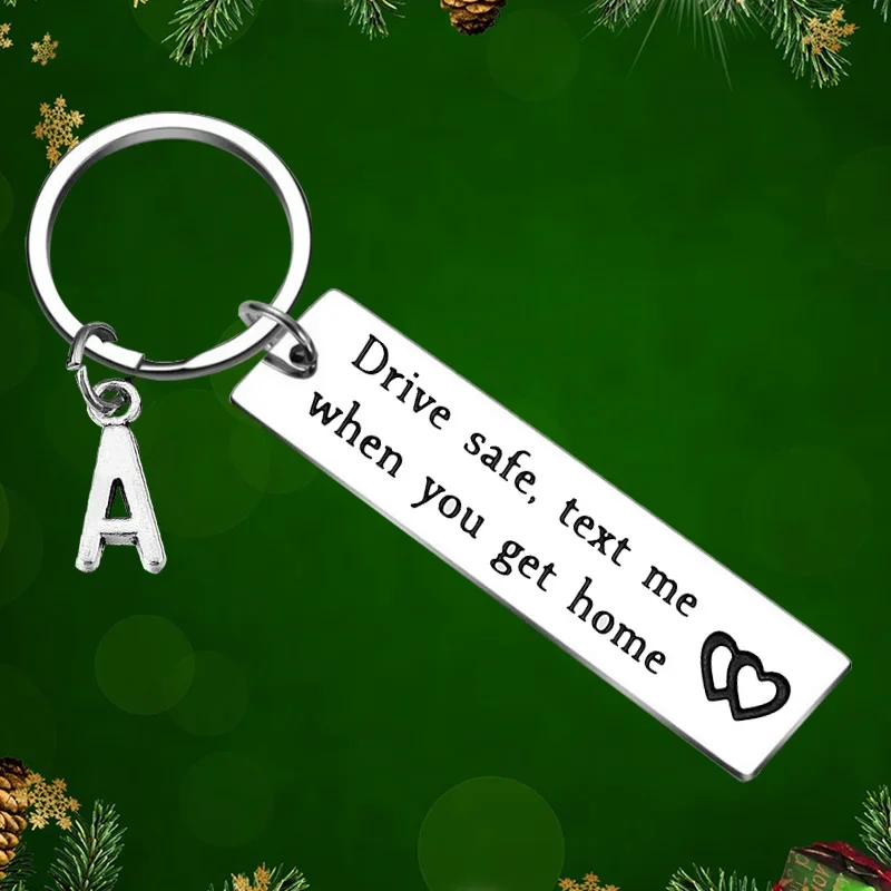 

Drive Safe Keychain Pendant Driver Key Chain Husband Boyfriend New Driver Gift