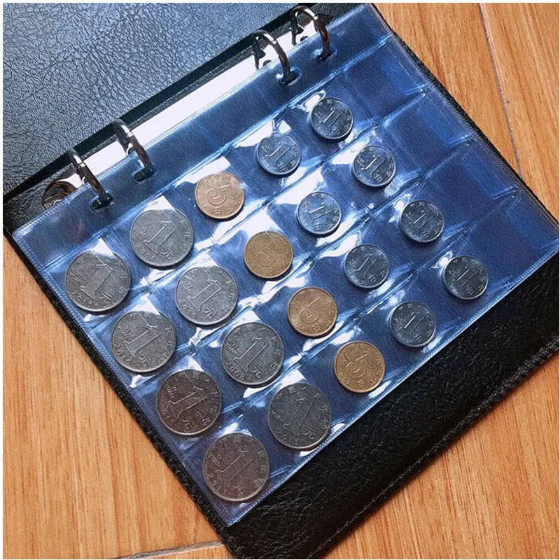 

20/30/42 Pockets Coins Collection Album Collection Money Album Case Mini Penny Coin Storage Albums Classic Coin Holder Sheet