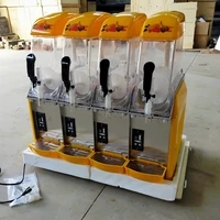 PBOBP 1/2/3 Tanks Commercial Ice-Cool Juice Smoothie Slush Maker Frozen Beverage Cold Drink Dispenser Vending Machine for Home 1