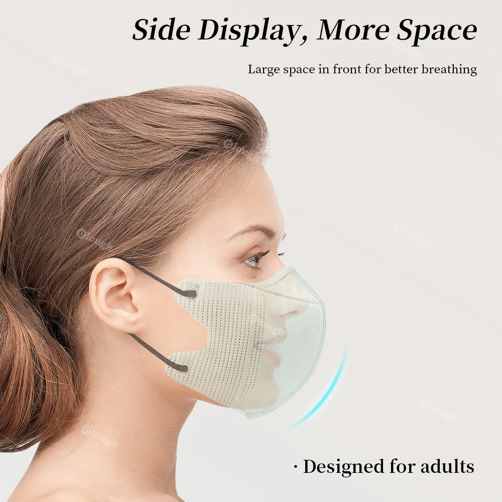 Disposable Face Mask Disposable Protective Mask 4 Ply 95% Filtration Adult Masks