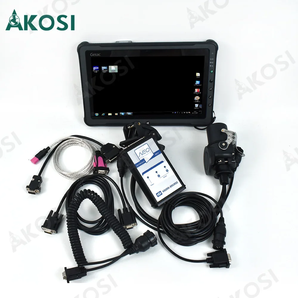 Per Il Knorr-Bremse Neo Udif Interface E Sistema Frenante Per Camion Tablet Getac F110 Per Strumento Diagnostico Knorr Bremse