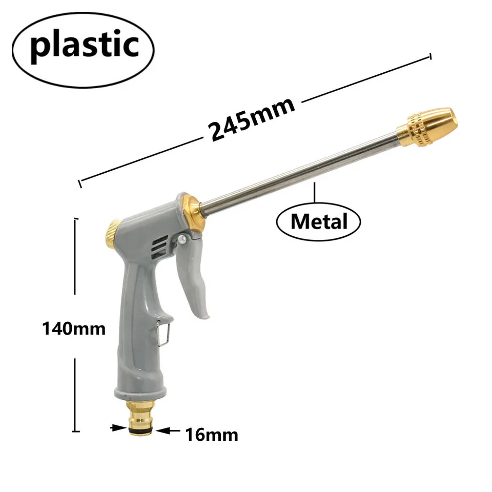 High Pressure Garden Water Spray Gun Nozzle