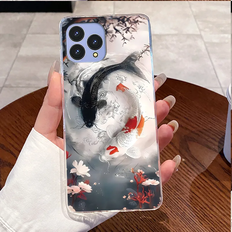 Cute Love Rabbit Transparent Silicone Phone Case - Soft TPU Bumper Shell