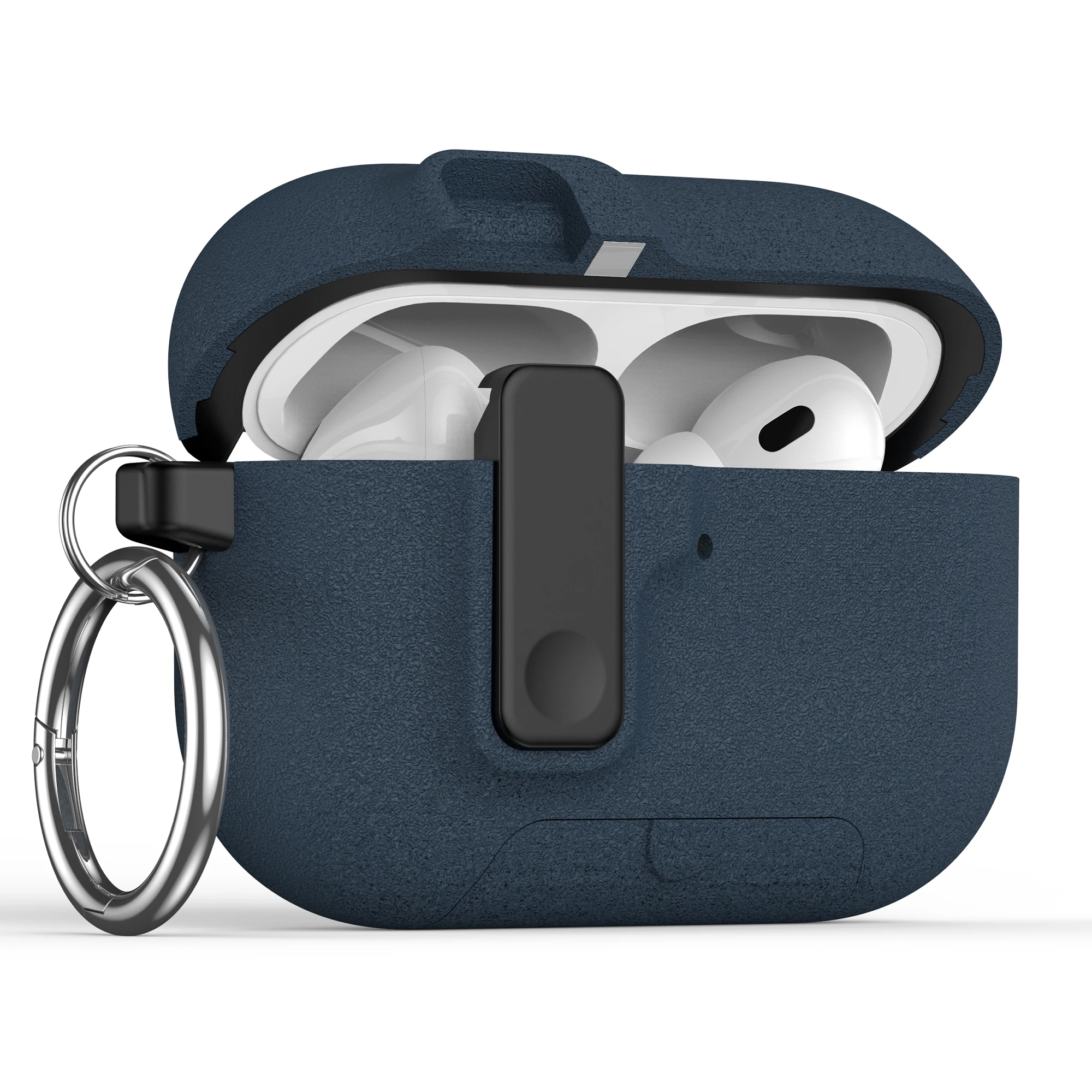 Luxury Shockproof Protective Earphone Case with Hook Bracket