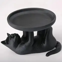 Playful Cat Design 3D Printed Jewelry Tray (A)