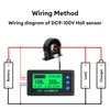 Battery Monitor Hall Sensor Coulomb Tester DC9~100V 50A-300A Voltmeter Ammeter Battery Capacity Coulometer 12V 24V 36V 48V 60V 5
