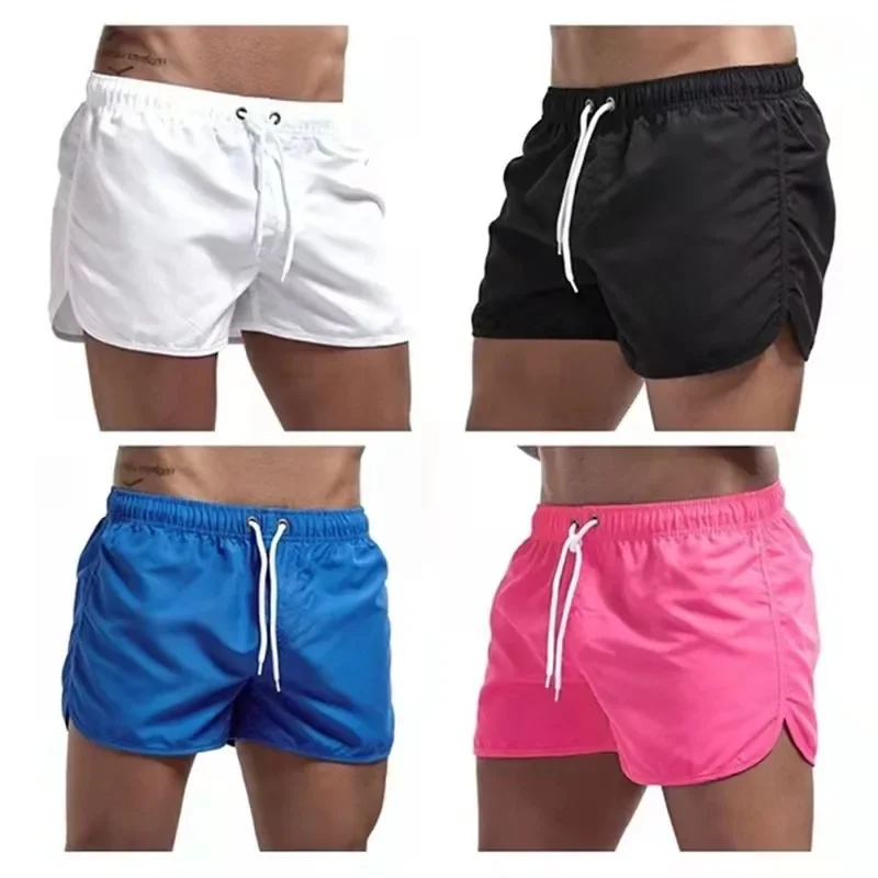 

Men's Swim Shorts 2023 Summer Colorful Swimwear Man Swimsuit Swimming Trunks Sexy Beach Shorts Surf Board Male Clothing Pants